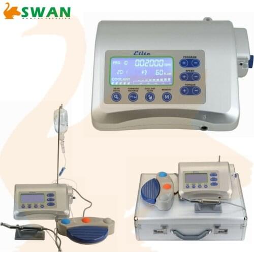 Surgical Brushless Dental Implant Motor Machine for Implantology with 20:1 Implant Contra Angle Handpiece Physiodispenser Unit