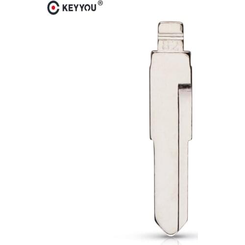 KEYYOU 10PCS Universal Type 82# Flip Key Blade For KD Remote For New WuLing 6390 SGMW NO.82 Metal Blank Folding Key Uncut Blade