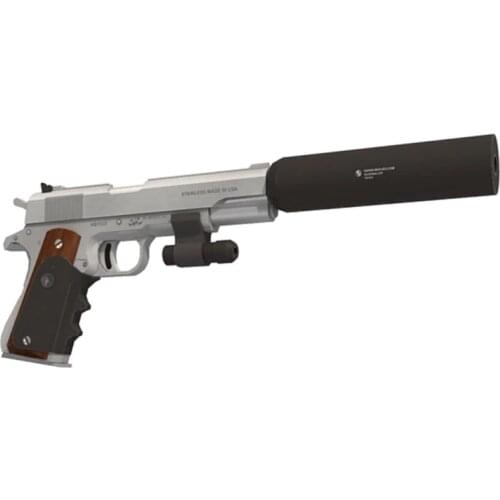 M1911 Pistol Handmade Puzzle DIY 3D Paper Toy Gun Military Model Paper Craft Weapon Model For Cosplay Kids Boys Birthday Gifts