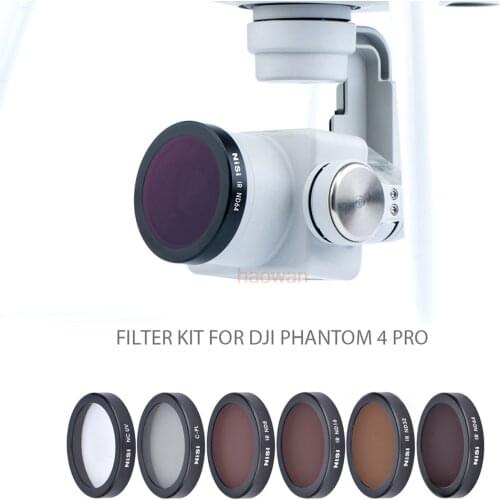 Cpl+mcuv+nd8+nd16+nd32+nd64 nd Lens Filter Protector kit for DJI Phantom 4 Pro drone camera
