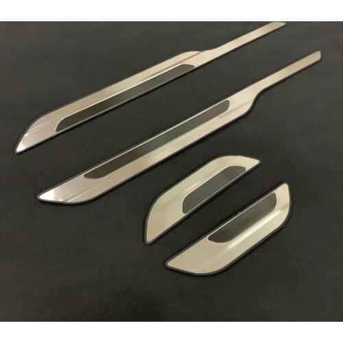 For Toyota Corolla Sport Hatchback 2019 2020 Door Sill Scuff Plate Cover Threshold Pedal Protect Sticker Car Styling Accessories