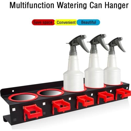 Spray Bottle Organizer Rack Abrasive Material Hanging Rail Car Beauty Shop Accessory Display Tools Rangement Hanger