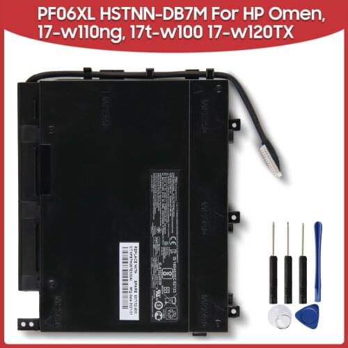 Original Replacement Battery 95.8 Wh PF06XL HSTNN-DB7M For HP Omen 17-w110ng 17t-w100 17-w120TX 853294-850 Laptop Batteries