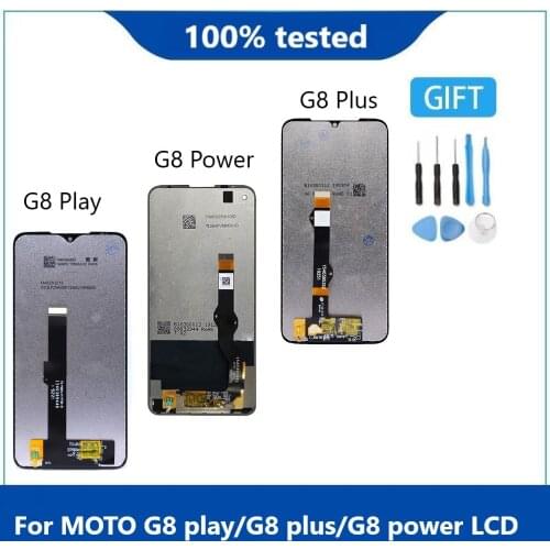 Original For Motorola G8 Play G8 Plus G8 Power LCD Display Touch Screen XT2019 Xt2015 Digiziter Assembly For MOTO G8plus G8 LCD