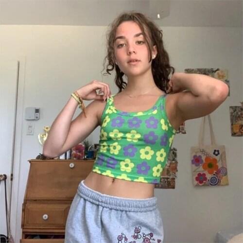 Топик женский Printed crop top fairy aesthetic womens fashion корсет винтажный omighty crop top ropa mujer tops for women summer