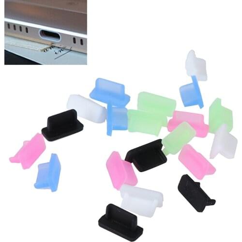 10pcs USB 3.1 Type C Anti Dust Rubber Dust Plug For Macbook For Huawei P9 Charger Type C Plug Cover