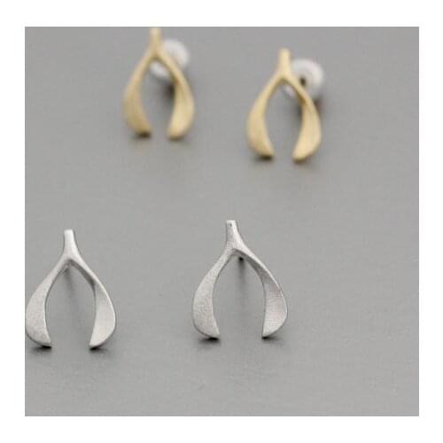 Herringbone eternal love stud earrings For Women