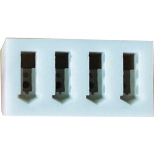 Train Head Silicone Mold Fondant Chocolate Candy Cake Decorating Mould Baking Tray DIY Resin Crafts Casting Tool