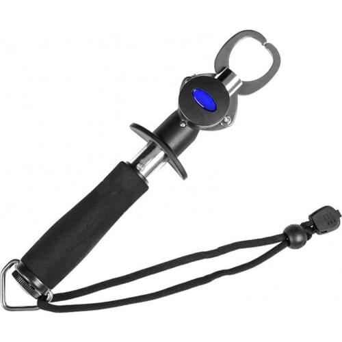 24cm Fish Control Device Pliers T-shaped Metal Thick Fish Grip Holder Clamp Pliers with Ruler Scale Fishing Tackle