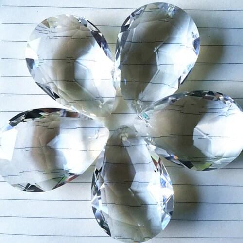 Top Quality Nice Transparent 50mm (100pcs) Crystal Chandelier Pendants/ Crystal Curtain Pendants, Crystal Chandelier Parts