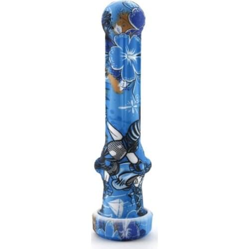 1PCS Mini Silicone Pipe Gun-Shape Pipe Weed Grinder Women Man Smoke Cigarette Accessories