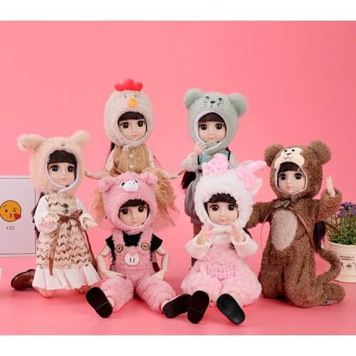 1pc Zodiac Dolls Thirteen Style Fashion Girl Dolls With Clothes Outfit Shoes Dress Suit Lovely Makeup Best Gift For Girls