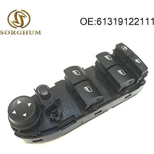 61319122111 Master Lifter Button Autofold Mirror Electric Power Window Switch For BMW E60 E61 528i 535i 550i Xi M5
