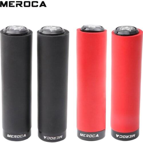 MEROCA 130mm Mountain Bike Shock-absorbing Handlebar Grip Non-Slip Silica Gel Iamok Bicycle Lockable Grips
