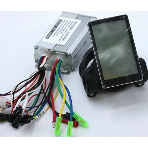 Greentime 36V 48V 350W Brushless DC Motor Controller Ebike Controller +M5 LCD Display One Set