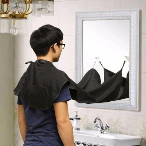 Shaved Apron Wrap Cut Hair Wrap Beard Beard Repair Beard Wrap Shaved Apron Apron Apron Suction Cup Black