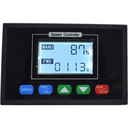 Digital 0~100% PWM Motor Speed Controller DC 12V 24V 36V 48V 40A Time Reversible