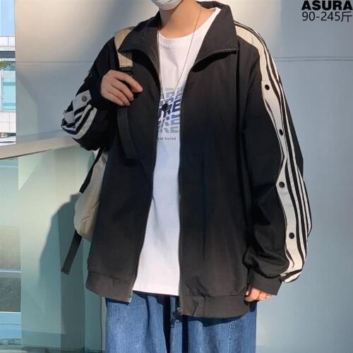 Men 's Spring Side Breasted Plus Size Jacket