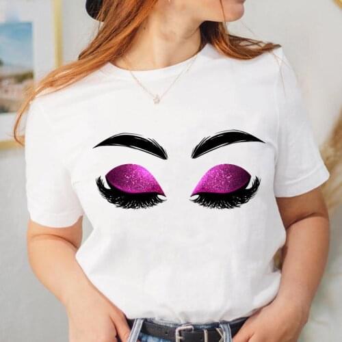 Graphic T Shirt Tee Fashion Women Lady Cartoon Top Clothing Sleep New Cute Female Short Sleeve Lovely T-shirt Clothing