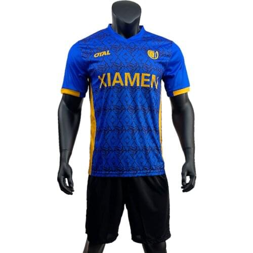 Chinese Characteristic XiaMen city best-selling original customized football suit, sports shirt and sports jacket