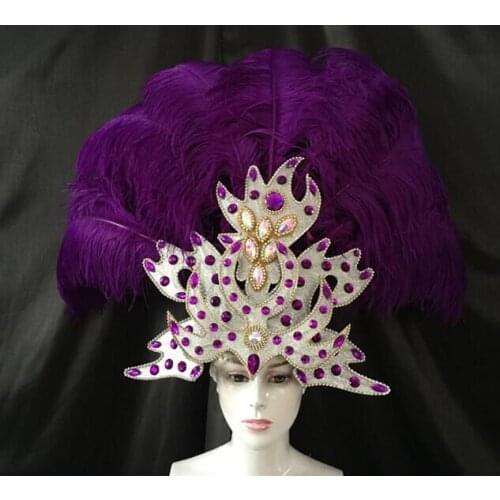 Lo spettacolo di danza copricapo di piume di accessori di abbigliamento La FESTA La Maschera IL Festival