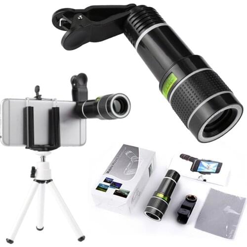 Mobile Phone 20X Zoom Optical Camera Telephoto Holder Lens For IPhone Huawei Xiaomi Smartphone Lenses Lente Para Celular