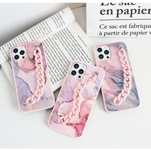 Soft For Huawei Honor 10 Play 9X 9C 8X 20 Pro 10i 9 P50 P30 P20 P40 Y6 Y7 Y9 Prime PSmart 2019 Lite E Chain Vintage Marble Cases