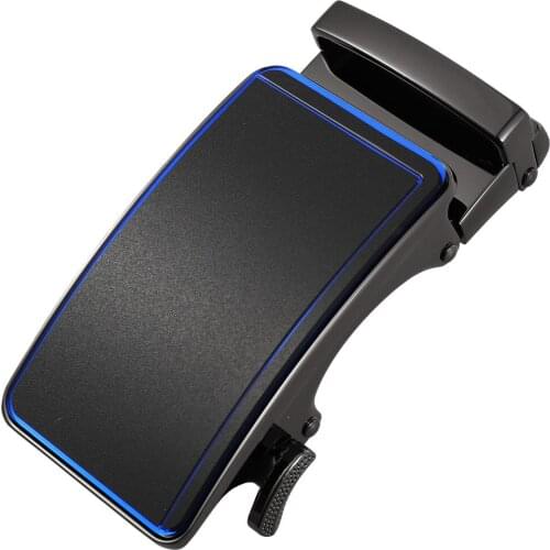 New Mens Business Alloy Automatic Buckle Unique Men Plaque Belt Buckles for 3.5cm Ratchet Men Apparel Accessories LY136-23778