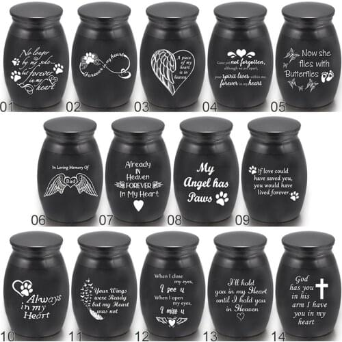 Commemorative Pet Hair Remains Cinerary Urn Canister Of Sleeping Dog Ashes Funeral Jewellery Perfume Bottle Decoration