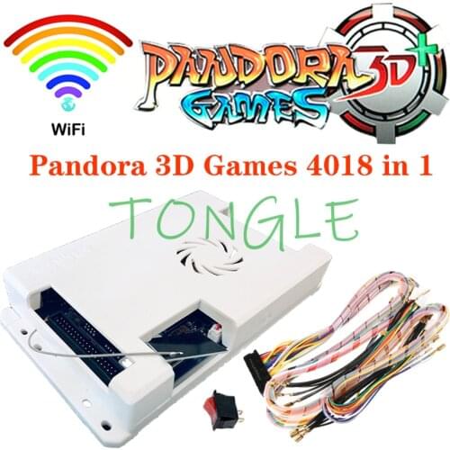 Pandora 3D 4018 in 1 EX 6800 in 1 Retro Arcade Games PCB Board 160*3D WiFi 9H 3288 in 1 2 Players Connect Version Download Games