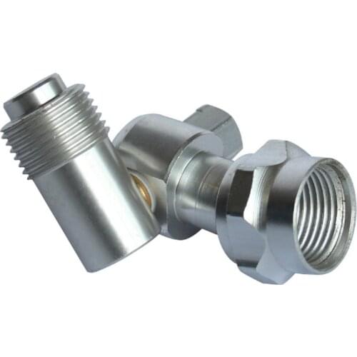 Swivel universal joint for extension rod swivel adapter adapter airless sprayer spray gun rotation silver/blue