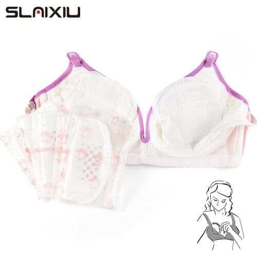 SLAIXIU Breast Pads Nursing Pads Disposable Breast Pads Breastfeeding Accessories Ultra-thin Dry Soft