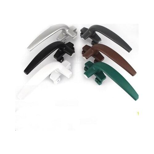 Interior and exterior open window door handle with aluminum alloy buckle gold door handles Solid seven-word handle