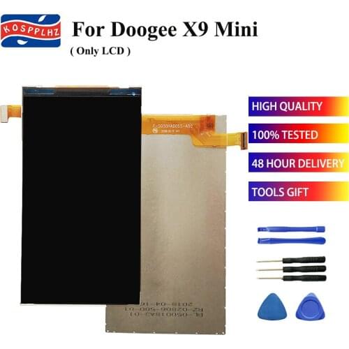 5.0 inch LCD Display For DOOGEE X9 MINI LCD Display Digitizer Perfect Replacement Mobile Accessories+free tools