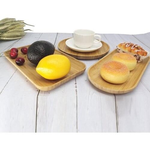 3PCS/SET Bamboo Trays Set Tea trays set food trays set