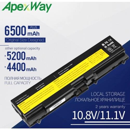 Apexway laptop battery for Lenovo ThinkPad E40 E50 Edge 0578-47B E420 E425 E520 E525 L410 L412 L420 L421 L510 L512 L520 T410