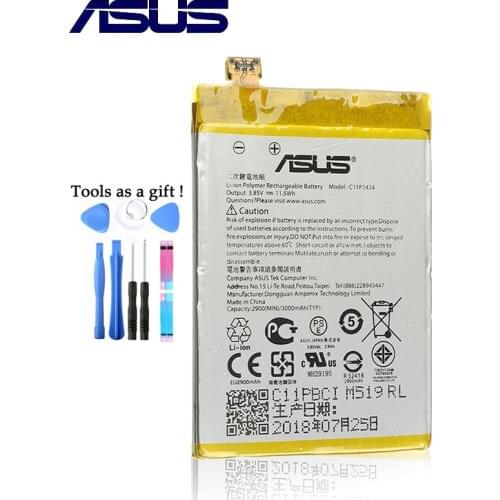 ASUS Original Replacement Phone Battery C11P1424 3000mAh for Asus ZenFone 2 ZE551ML ZE550ML Z00AD Z00ADB Z00A Z008D Free Tools