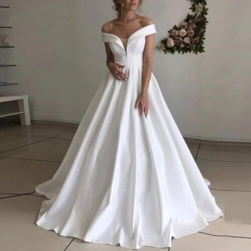 ANGELSBRIDEP V-Neck Ball Gown Evening Dresses Evening Dress Party Gown Vestidos De Festa Court Train Special Occasion Prom Dress