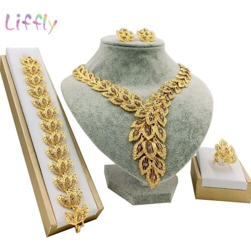 Arabian Jewelry Fine Geometric Necklace Earrings Ring Bracelet African Egyptian Jewelry Womens Jewelry Necklace Sets