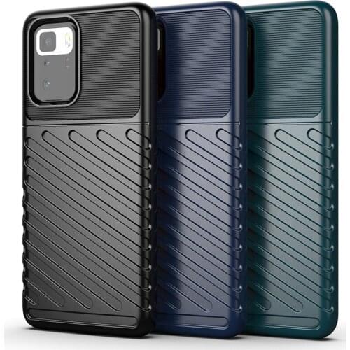 Case For Xiaomi Poco X3 GT Cover For Poco X3 GT X3 M3 Pro NFC Case Shockproof Bumper Rubber Protective Case For Poco X2 M2 Pro