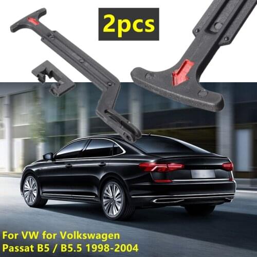 2pc/Set Black Bonnet Hood Release Rod Lock Latch Handle 3B0823593 For VW Passat B5 B5.5 1998/1999/2000/2001/2002/2003/2004