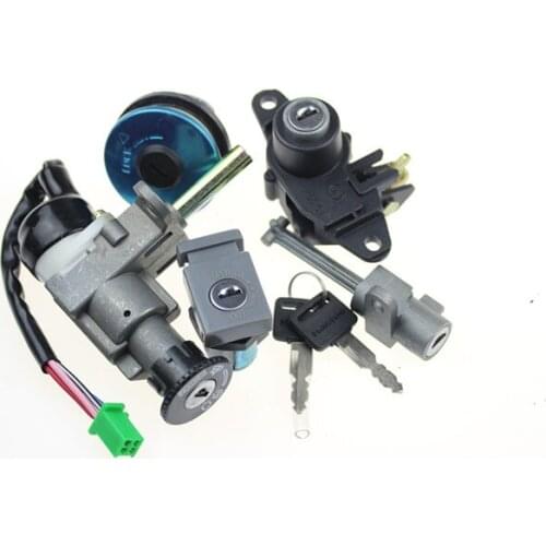 For Motorcycle Accessories Haojue HJ125T-9C Wyatt Star Lock Sets Whole Lock / DL Second Year Supporting The Country 3