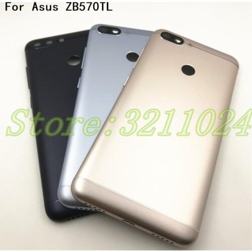 Good quality 5.7 inches For Asus Zenfone Max Plus ZB570TL Battery Cover Case Back Door Back Housing with side buttons +Logo