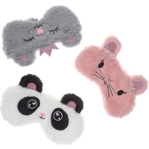 Sleeping Mask Cute Panda Eye Mask Eyeshade Plush Eye Mask For Sleep Health Eye Cover