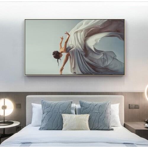 Ballerina Wall Painting Canvas Art Sexy Girl Posters and Prints Home Decor Modern Pictures for Living Room Decoration