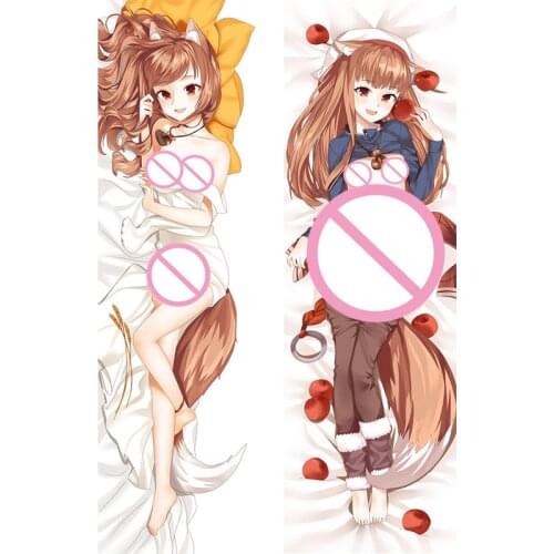 Wolf and Spice Horo Body Pillow Cover Hot anime Okami to Koshinryo/ Spice and Wolf Holo Dakimakura Body PillowCase