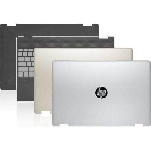 NEW Laptop LCD Back Cover/Palmrest/Bottom Case For HP Pavilion X360 15-DQ 15-DQ0953CL TPN-W140 Top Back Cover L53036-001 Gold