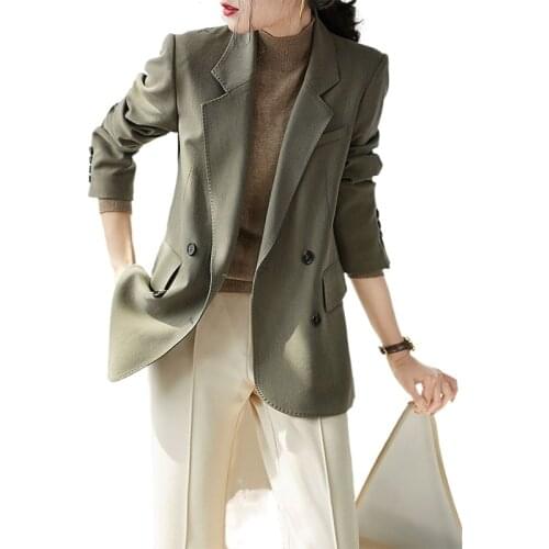 2021 new spring and autumn womens suit jacket spring and autumn casual all-match top