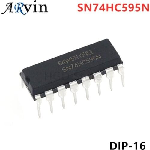 10PCS SN74HC595N DIP16 SN74HC595 DIP 74HC595N 74HC595 new and original IC