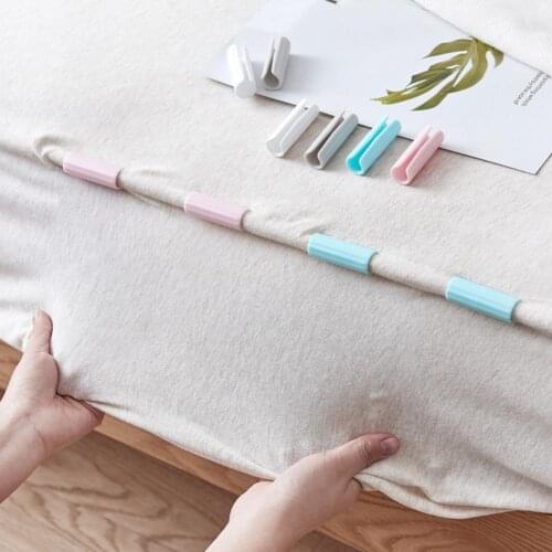 Plastic Clips Small Lightweight Portable Bed Sheet Clips Quilt Bed Cover Grippers for Bedding